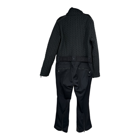 Goldbergh Vision Black Quilted Belted Ski Suit NWT Size 46 - Picture 4 of 14